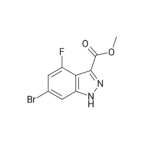 Methyl 6-bromo-4-fluoro-1H-indazole-3-carboxylate