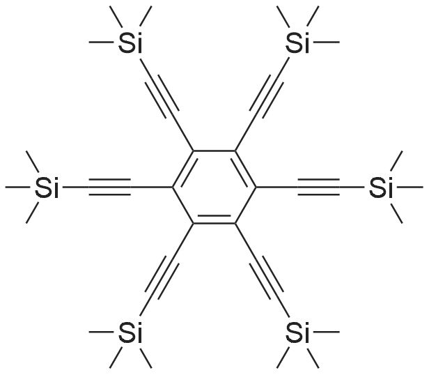 100516-62-9 1,2,3,4,5,6-Hexakis[2-(trimethylsilyl)ethynyl]benzene