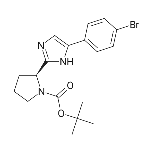 1007882-04-3|(S)-tert-Butyl 2-(5-(4-bromophenyl)-1H-imidazol-2-yl)pyrrolidine-1-carboxylate