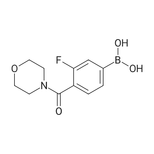 1008119-70-7 (3-Fluoro-4-(morpholine-4-carbonyl)phenyl)boronic acid