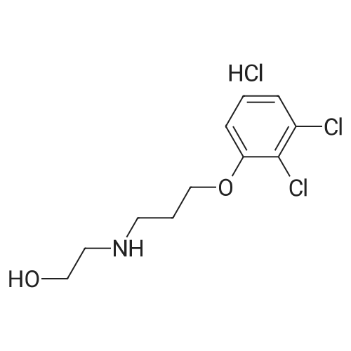 2-((3-(2,3-Dichlorophenoxy)propyl)amino)ethan-1-ol hydrochloride