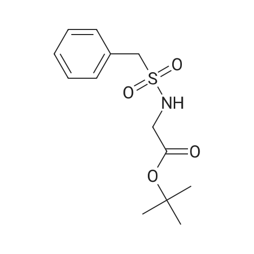 tert-Butyl 2-(Phenylmethylsulfonamido)acetate