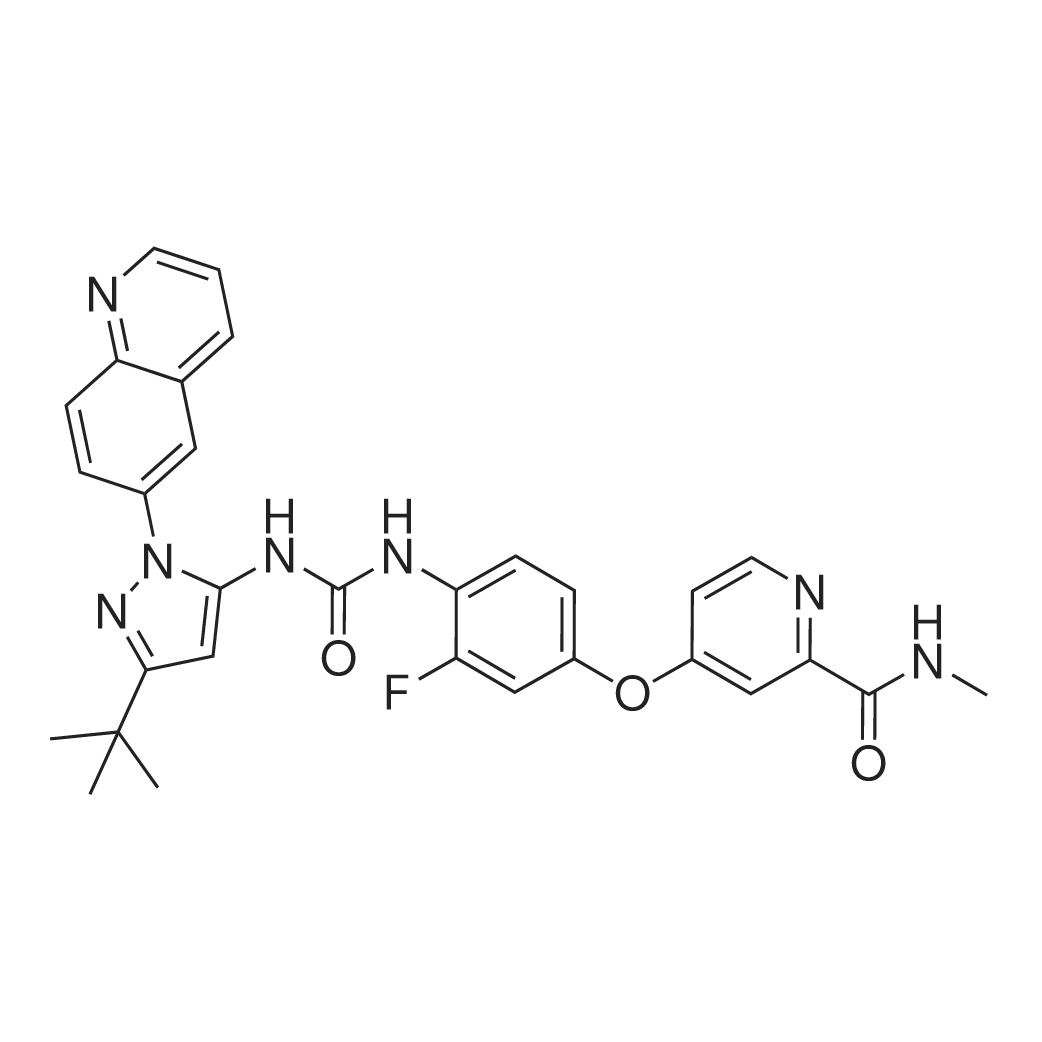 4-(4-(3-(3-(tert-Butyl)-1-(quinolin-6-yl)-1H-pyrazol-5-yl)ureido)-3-fluorophenoxy)-N-methylpicolinam