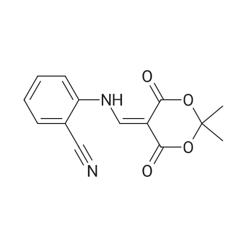 2-(((2,2-Dimethyl-4,6-dioxo-1,3-dioxan-5-ylidene)methyl)amino)benzonitrile