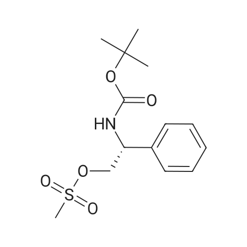 (R)-2-((tert-Butoxycarbonyl)amino)-2-phenylethyl methanesulfonate