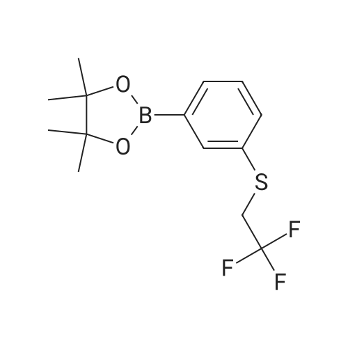 4,4,5,5-Tetramethyl-2-(3-((2,2,2-trifluoroethyl)thio)phenyl)-1,3,2-dioxaborolane