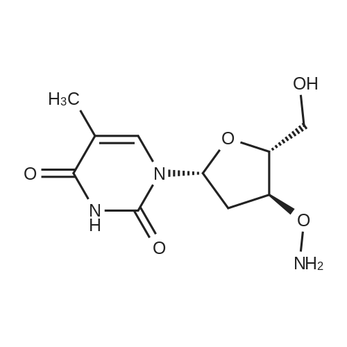 103251-38-3 1-((2R,4S,5R)-4-(Aminooxy)-5-(hydroxymethyl)tetrahydrofuran-2-yl)-5-methylpyrimidine-2,4