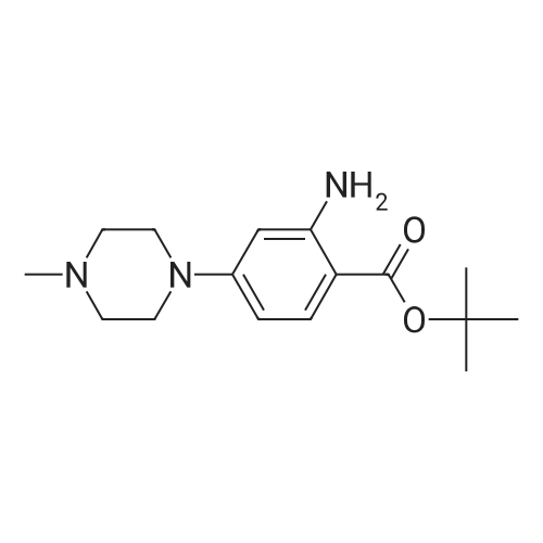 1034975-35-3|tert-Butyl 2-amino-4-(4-methylpiperazin-1-yl)benzoate