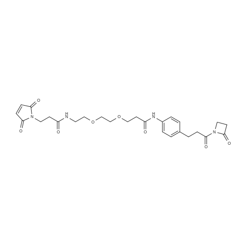 3-(2,5-Dioxo-2,5-dihydro-1H-pyrrol-1-yl)-N-(2-(2-(3-oxo-3-((4-(3-oxo-3-(2-oxoazetidin-1-yl)propyl)ph