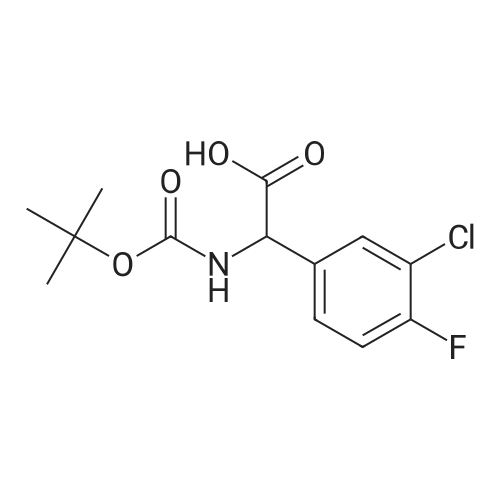3-Chloro-a-(Boc-amino)-4-fluorobenzeneacetic acid