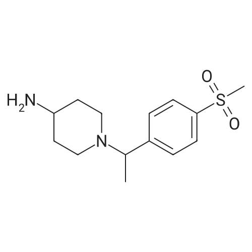 1038973-85-1 1-(1-(4-(Methylsulfonyl)phenyl)ethyl)piperidin-4-amine