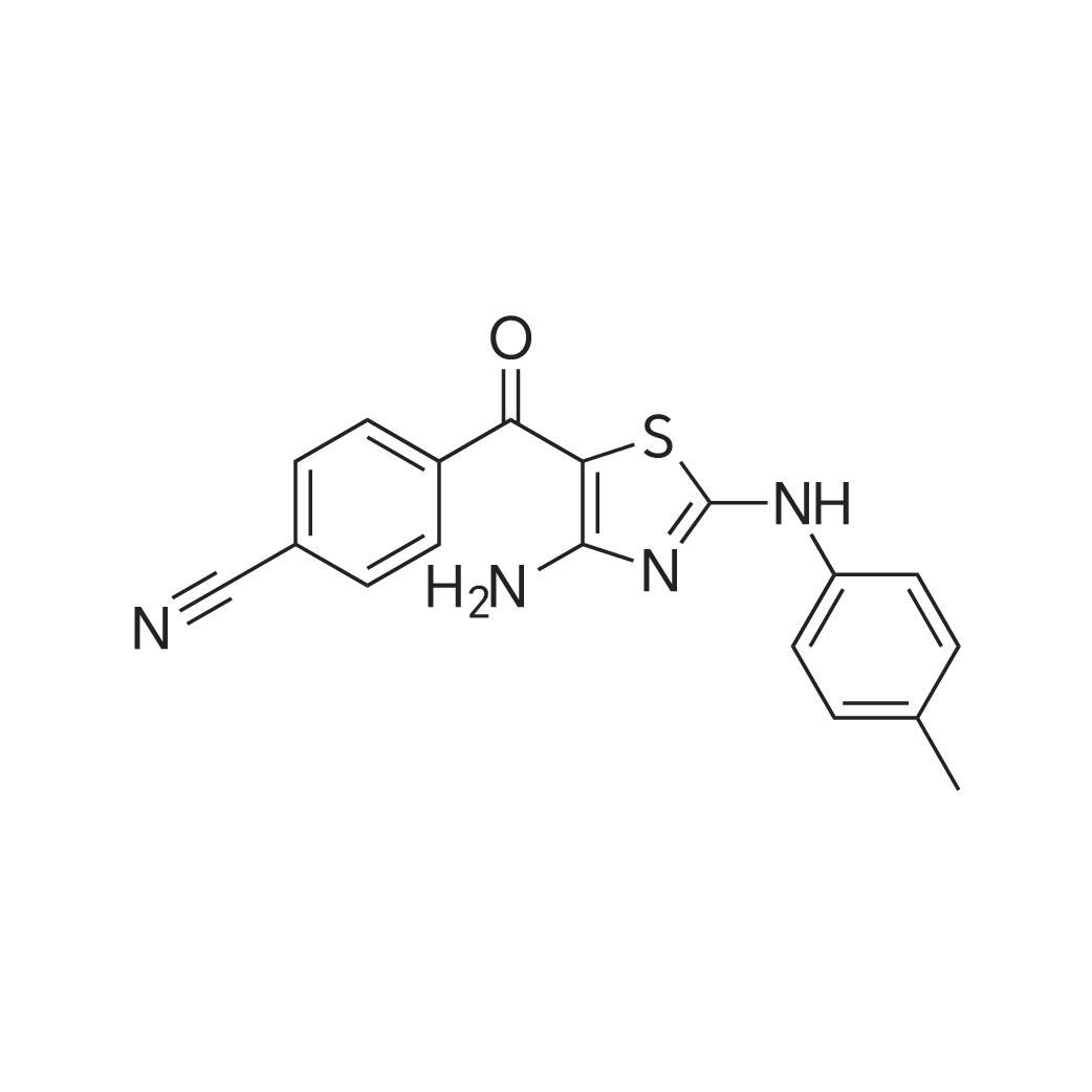 4-(4-Amino-2-(p-tolylamino)thiazole-5-carbonyl)benzonitrile