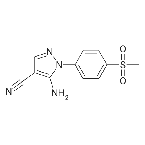 5-Amino-1-(4-(methylsulfonyl)phenyl)-1H-pyrazole-4-carbonitrile