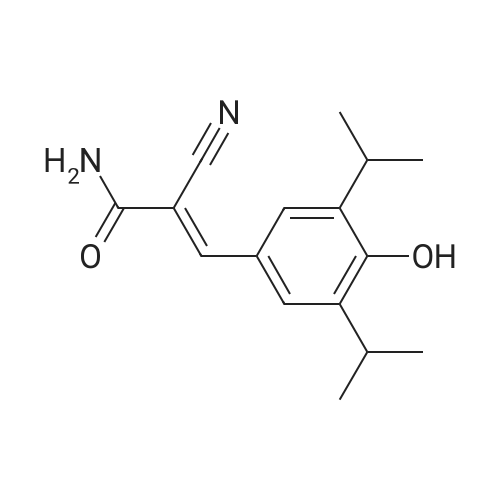 2-Cyano-3-(4-hydroxy-3,5-diisopropylphenyl)acrylamide