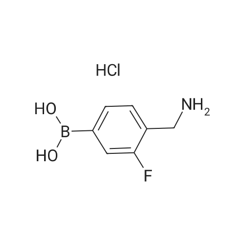 (4-(Aminomethyl)-3-fluorophenyl)boronic acid hydrochloride