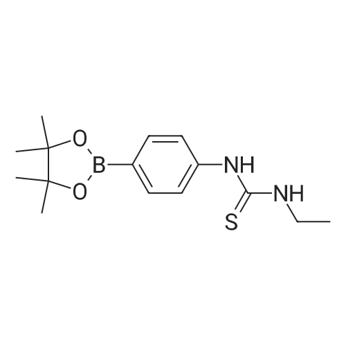 1073353-86-2 1-Ethyl-3-(4-(4,4,5,5-tetramethyl-1,3,2-dioxaborolan-2-yl)phenyl)thiourea