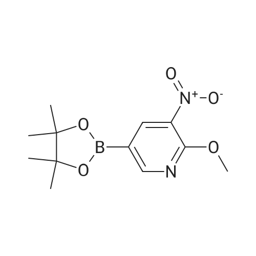 2-Methoxy-3-nitro-5-(4,4,5,5-tetramethyl-1,3,2-dioxaborolan-2-yl)pyridine