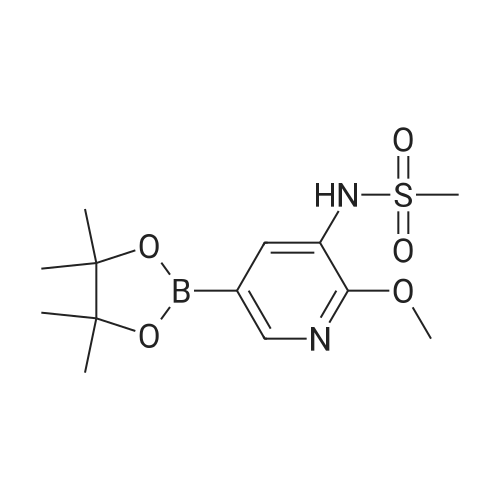 N-(2-Methoxy-5-(4,4,5,5-tetramethyl-1,3,2-dioxaborolan-2-yl)pyridin-3-yl)methanesulfonamide