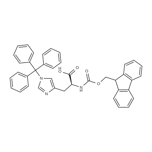 (S)-2-((((9H-Fluoren-9-yl)methoxy)carbonyl)amino)-3-(1-trityl-1H-imidazol-4-yl)propanoic acid