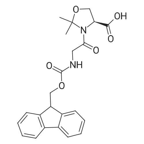 (S)-3-(2-((((9H-Fluoren-9-yl)methoxy)carbonyl)amino)acetyl)-2,2-dimethyloxazolidine-4-carboxylic aci