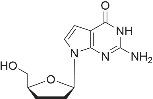 2-Amino-7-((2R,5S)-5-(hydroxymethyl)tetrahydrofuran-2-yl)-1,7-dihydro-4H-pyrrolo[2,3-d]pyrimidin-4-o