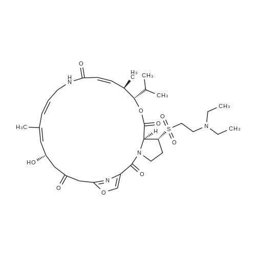(3R,4R,5E,10E,12E,14S,26R,26aS)-26-[[2-(Diethylamino)ethyl]sulfonyl]-8,9,14,15,24,25,26,26a-octahydr