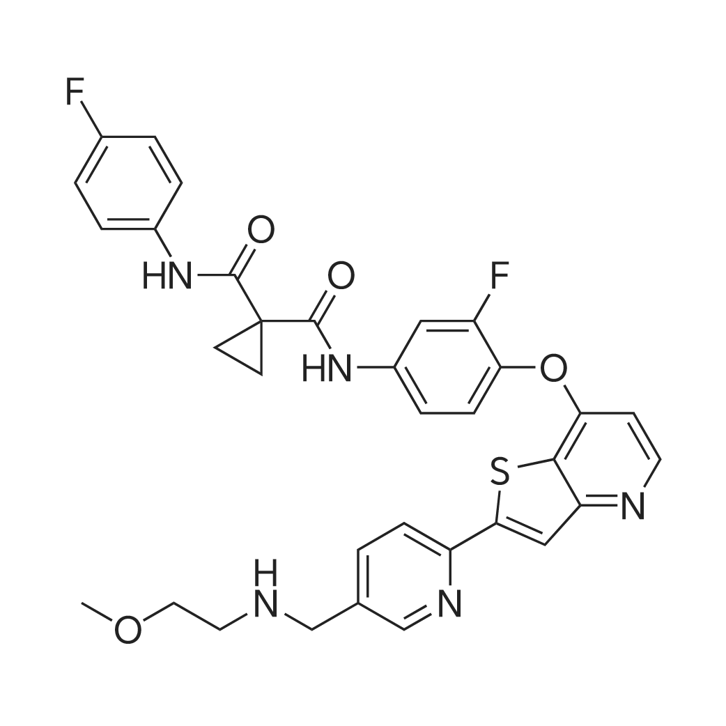 N-(3-Fluoro-4-((2-(5-(((2-methoxyethyl)amino)methyl)pyridin-2-yl)thieno[3,2-b]pyridin-7-yl)oxy)pheny