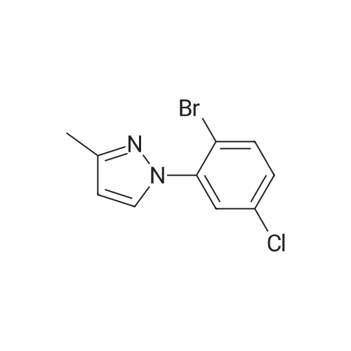 1125828-26-3|1-(2-Bromo-5-chlorophenyl)-3-methyl-1H-pyrazole