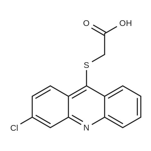 112759-00-9 2-((3-Chloroacridin-9-yl)thio)acetic acid