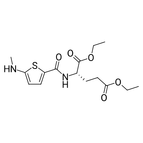 (S)-Diethyl 2-(5-(methylamino)thiophene-2-carboxamido)pentanedioate
