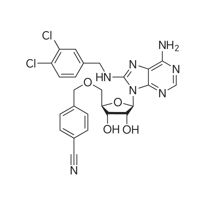 4-((((2R,3S,4R,5R)-5-(6-Amino-8-((3,4-dichlorobenzyl)amino)-9H-purin-9-yl)-3,4-dihydroxytetrahydrofu