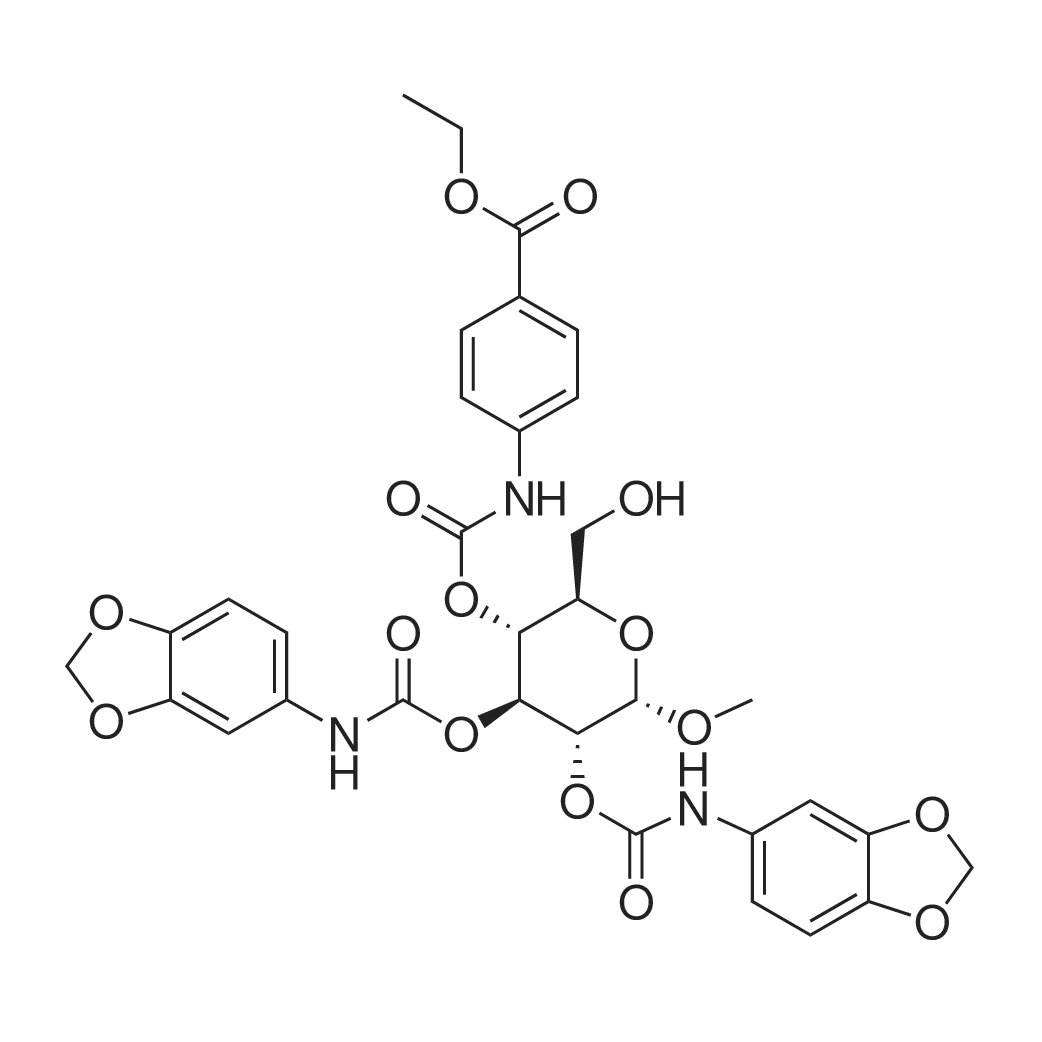 Ethyl 4-(((((2R,3R,4S,5R,6S)-4,5-bis((benzo[d][1,3]dioxol-5-ylcarbamoyl)oxy)-2-(hydroxymethyl)-6-met