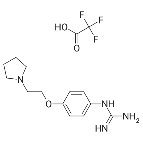 1142945-81-0 1-(4-(2-(Pyrrolidin-1-yl)ethoxy)phenyl)guanidine 2,2,2-trifluoroacetate