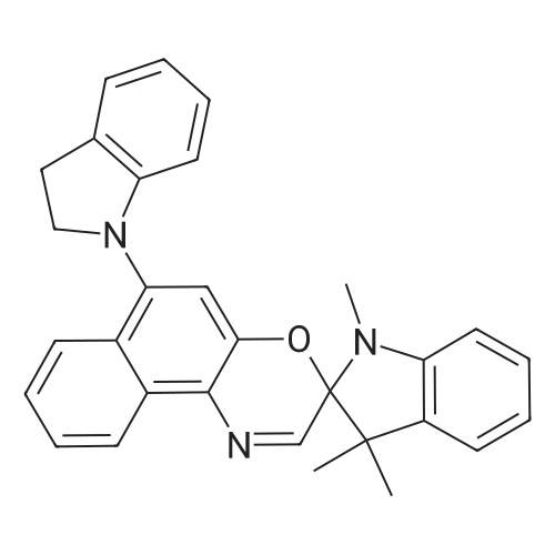 6'-(Indolin-1-yl)-1,3,3-trimethylspiro[indoline-2,3'-naphtho[2,1-b][1,4]oxazine]