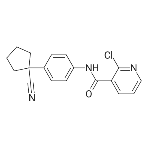 1158560-99-6|2-Chloro-N-(4-(1-cyanocyclopentyl)phenyl)nicotinamide