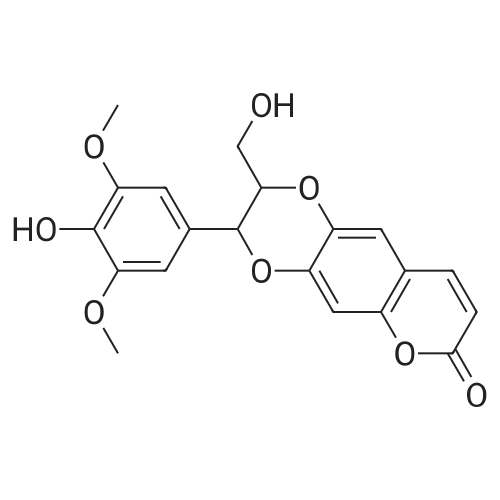 3-(4-Hydroxy-3,5-dimethoxyphenyl)-2-(hydroxymethyl)-2,3-dihydro-7H-[1,4]dioxino[2,3-g]chromen-7-one