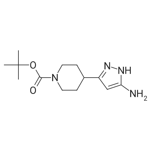 tert-Butyl 4-(5-amino-1H-pyrazol-3-yl)piperidine-1-carboxylate