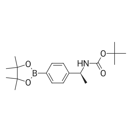 (S)-tert-Butyl (1-(4-(4,4,5,5-tetramethyl-1,3,2-dioxaborolan-2-yl)phenyl)ethyl)carbamate