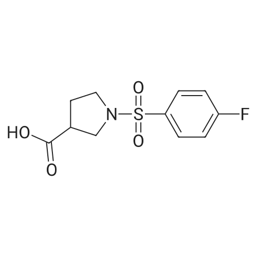 1-((4-Fluorophenyl)sulfonyl)pyrrolidine-3-carboxylic acid