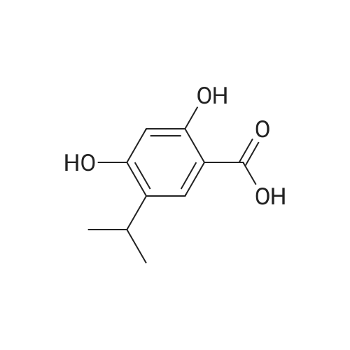 2,4-Dihydroxy-5-isopropylbenzoic acid