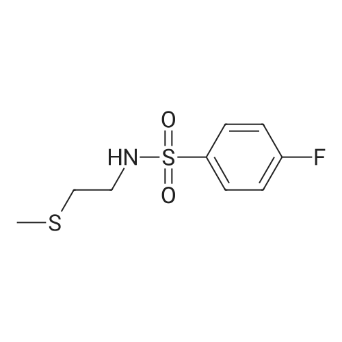 4-Fluoro-N-(2-(methylthio)ethyl)benzenesulfonamide