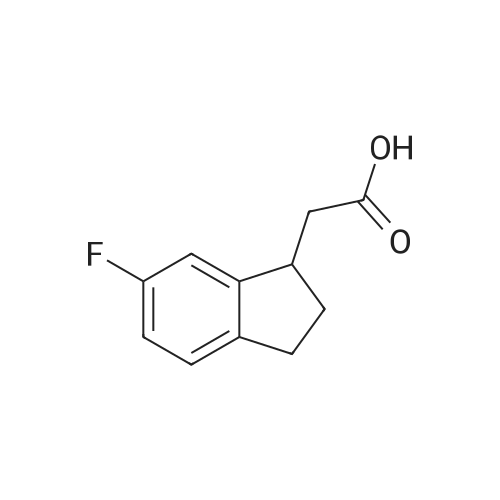 2-(6-Fluoro-2,3-dihydro-1H-inden-1-yl)acetic acid