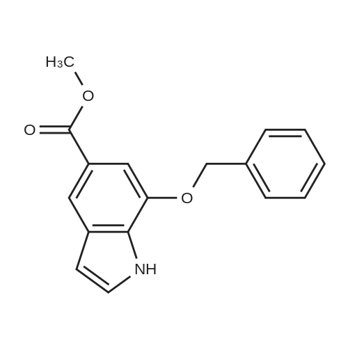 Methyl 7-(benzyloxy)-1H-indole-5-carboxylate