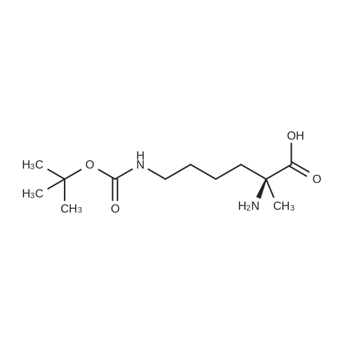 (S)-2-Amino-6-((tert-butoxycarbonyl)amino)-2-methylhexanoic acid