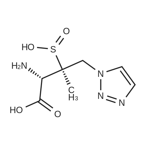 (2S,3S)-2-Amino-3-methyl-3-sulfino-4-(1H-1,2,3-triazol-1-yl)butanoic acid