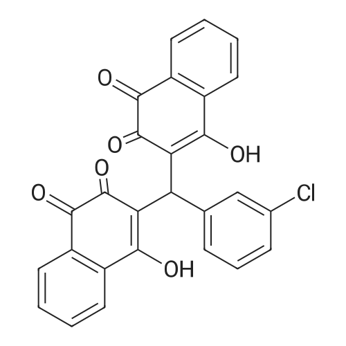 3,3'-((3-Chlorophenyl)methylene)bis(4-hydroxynaphthalene-1,2-dione)