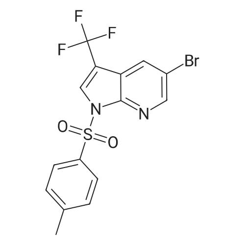 5-Bromo-1-tosyl-3-(trifluoromethyl)-1H-pyrrolo[2,3-b]pyridine