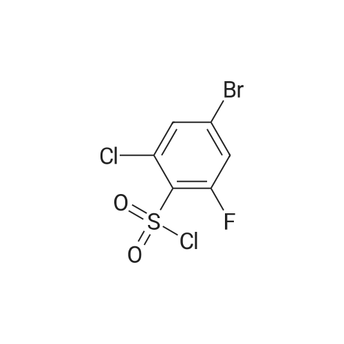 4-Bromo-2-chloro-6-fluorobenzenesulfonyl chloride