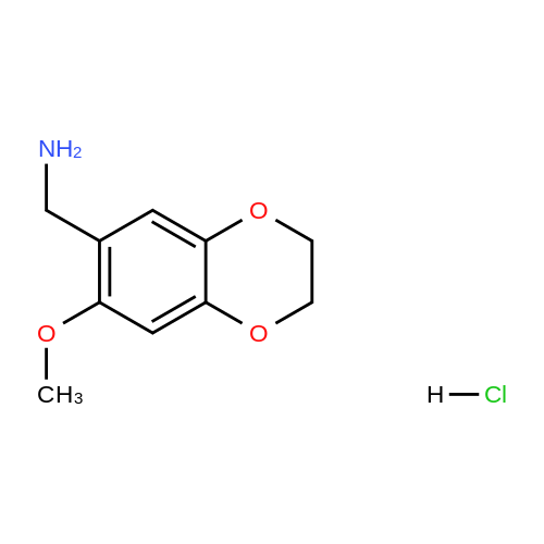 1210015-85-2  (7-Methoxy-2,3-dihydrobenzo[b][1,4]dioxin-6-yl)methanamine hydrochloride