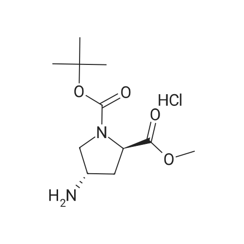 (2R,4S)-1-tert-Butyl 2-methyl 4-aminopyrrolidine-1,2-dicarboxylate hydrochloride